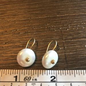 Jewelry - Freshwater and gold plated drop earrings Jewelry - Freshwater and gold plated drop earrings
